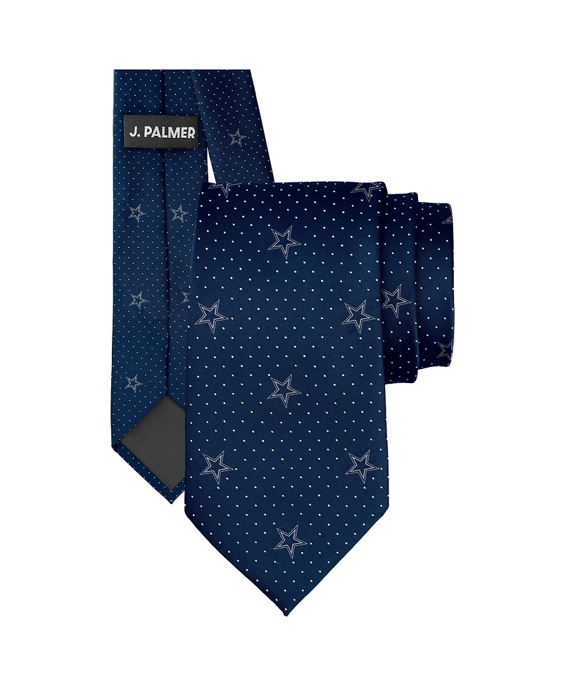 J. Palmer Men's Dallas Cowboys Game Day Polka Dot Tie