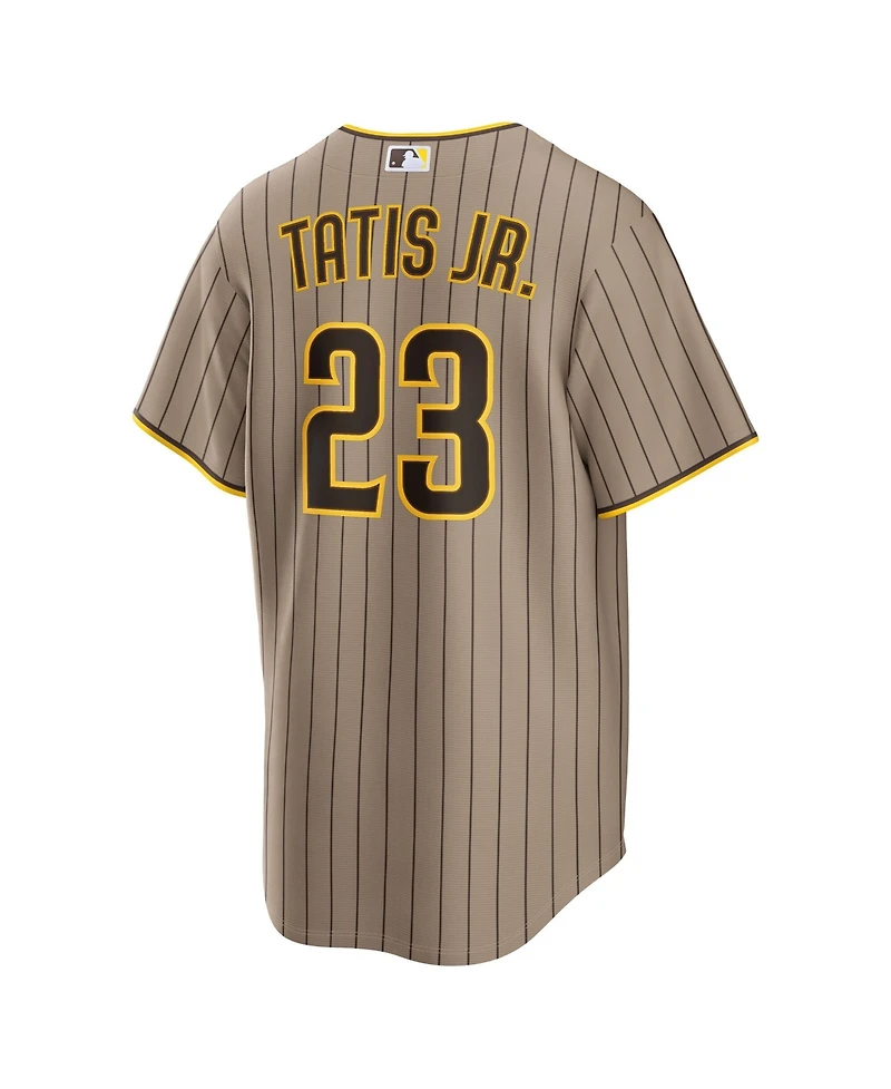 Nike Men's Fernando Tatis Jr. Sand San Diego Padres Alternate Replica Jersey