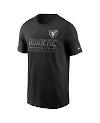 Nike Men's Black Las Vegas Raiders Sideline Dri-fit T-Shirt