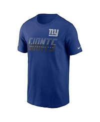 Nike Men's Royal New York Giants Sideline Dri-fit T-Shirt