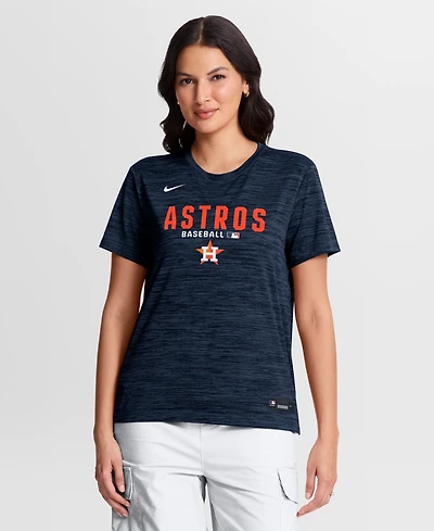 Nike Women's Navy Houston Astros Authentic Collection Velocity Dri-fit T-Shirt
