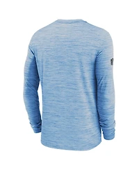Nike Men's Powder Blue Los Angeles Chargers Sideline Offensive Transition Velocity Dri-fit Long Sleeve T-Shirt