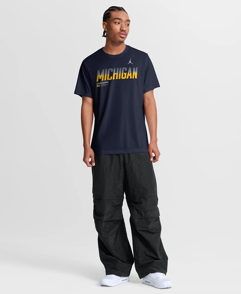 Jordan Men's Navy Michigan Wolverines Sideline Legend Dri-fit T-Shirt