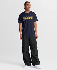 Jordan Men's Navy Michigan Wolverines Sideline Legend Dri-fit T-Shirt