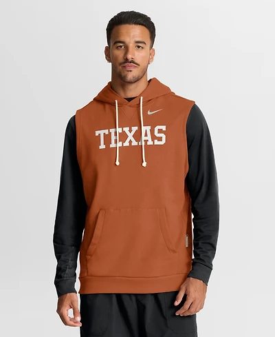 Nike Men's Texas Orange Longhorns 2026 Sideline Sleeveless Dri-fit Hoodie