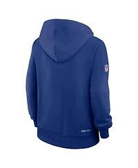 Nike Women's Royal New York Giants Sideline Standard Issue Dri-fit Hoodie