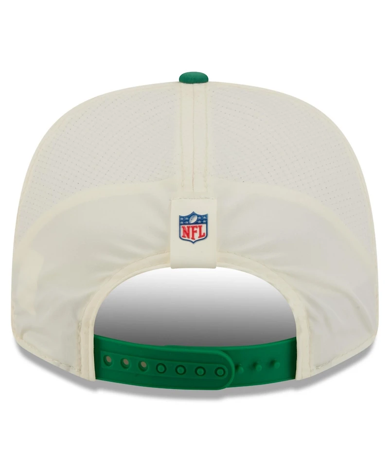 New Era Men's Cream/Kelly Green Philadelphia Eagles 2026 Nfl Training Camp 9SEVENTY Adjustable Hat