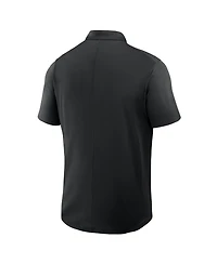 Nike Men's Black Pittsburgh Steelers Wordmark Victory Dri-fit Polo Shirt
