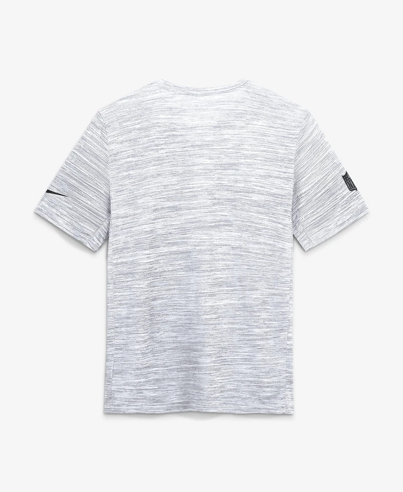 Nike Men's White Detroit Lions Sideline Double Covered Dri-fit Velocity T-Shirt
