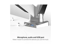 FlexiSpot Heavy Duty-Dual Monitor Arm Mount Premium Aluminum Build, Gas Spring System
