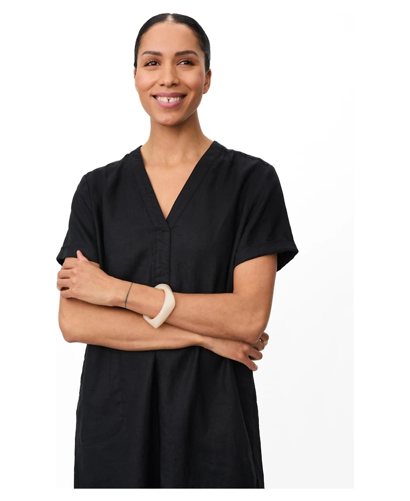 Masai Copenhagen Women's Manareela Linen V-Neck Tunic Dress