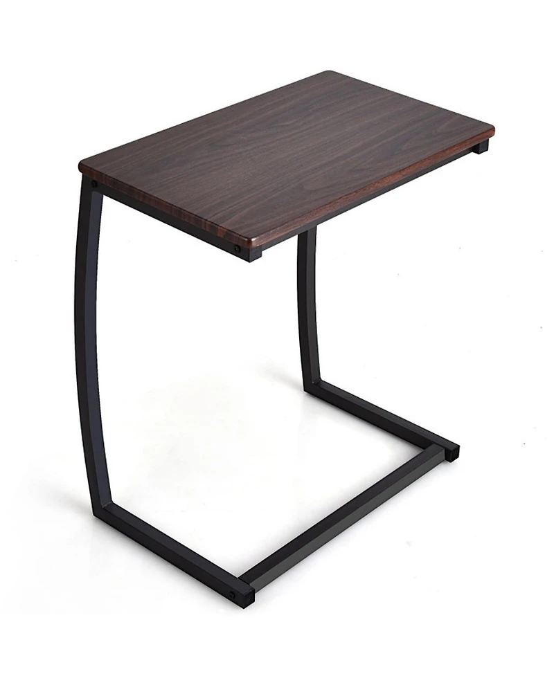 Gouun Steel Frame C-Shaped Sofa Side End Table