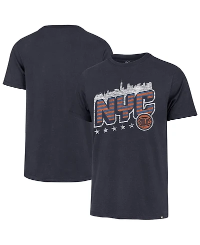 '47 Brand Men's Black New York Knicks Skyline Franklin T-Shirt