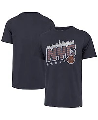 '47 Brand Men's Black New York Knicks Skyline Franklin T-Shirt