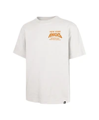 '47 Brand Men's Cream New York Knicks Foundation T-Shirt