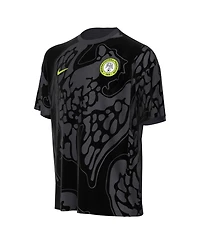 Nike Big Boys and Girls Gray Nigeria National Team Allover Print T-Shirt