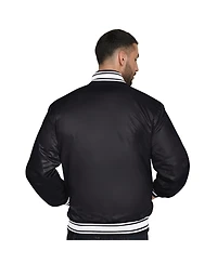 Starter Men's New York Knicks Final Buzzer Satin Varsity Full-Snap Jacket