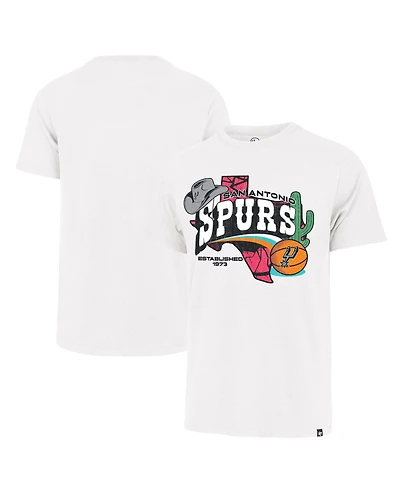 '47 Brand Men's White San Antonio Spurs Big Tall Franklin T-Shirt