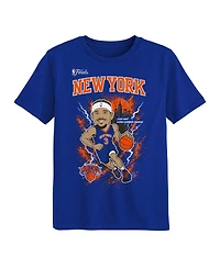 Outerstuff Big Boys and Girls Josh Hart Blue New York Knicks 2026 Nba Finals Player T-Shirt