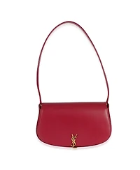 Pre-Owned Saint Laurent Red Box Calfskin Mini Voltaire Shoulder Bag