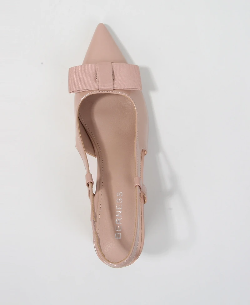 Berness Women's Eloise Bow Accent Slingback Pumps