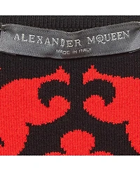 Pre-Owned Alexander Mcqueen Women's Jacquard Knit Sheath Dress