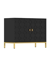 Clihome Freestanding Storage Cabinet 2-Door Accent Cabinet