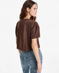 And Now This Women's Cotton Cropped Create Moments Tee, Macy's Exclusive