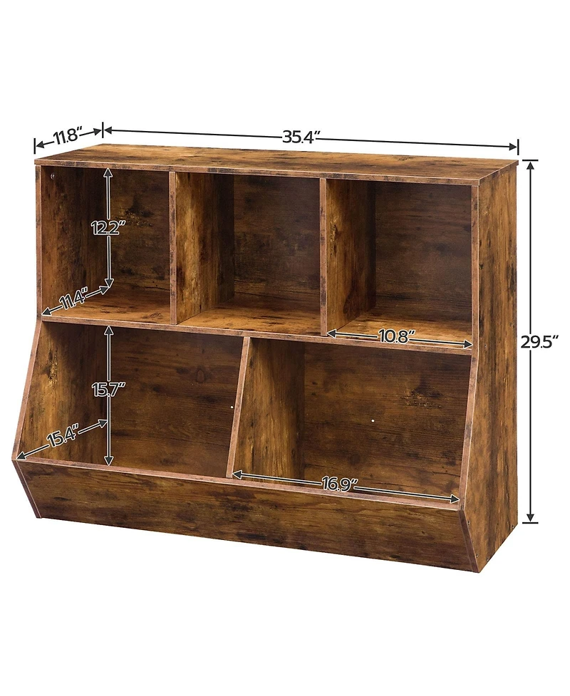 Slickblue Children's Bookcase with Storage Cabinet for Playroom and Nursery