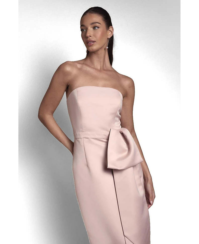 Coast Women's Bandeau Bow-Waist Maxi Dress