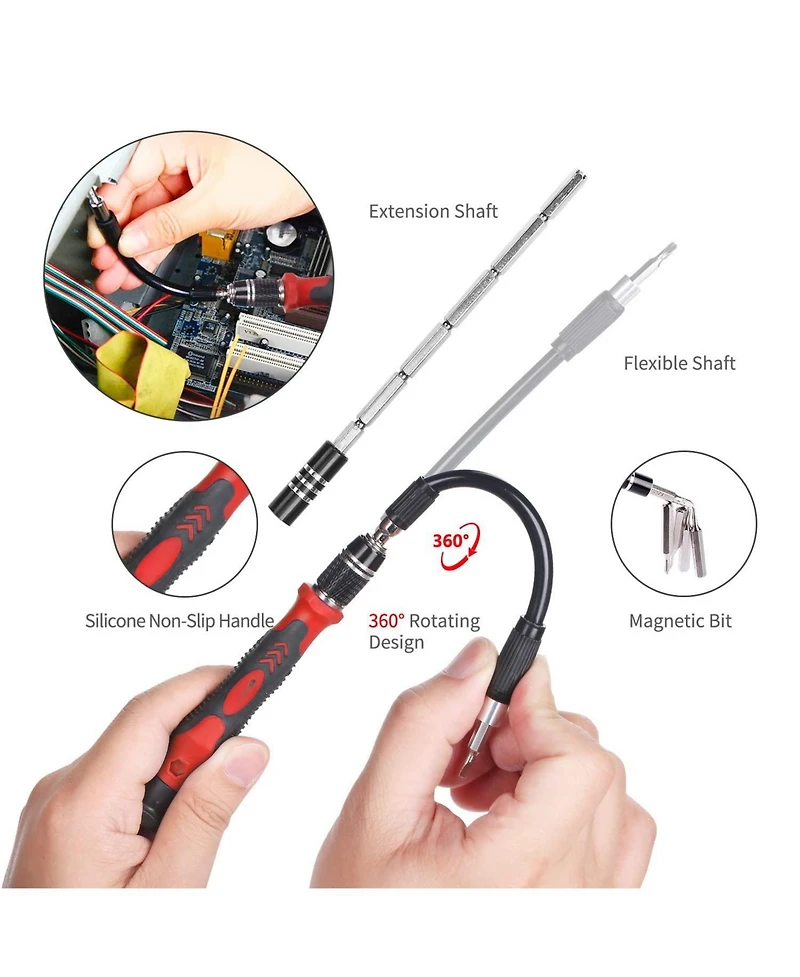 Xdovet Precision Screwdriver Set 122 In 1 Electronics Repair Kit