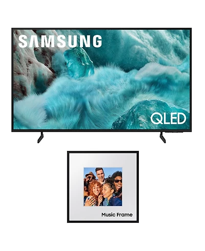 Samsung QN43Q7FAAFXZA 43 Inch Qled Q7F 4K Vision Ai Smart Tv with a Samsung Hw-LS60D 2.0 Channel Photo Frame Speaker with Dolby Atmos (2025)