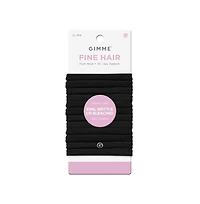 Gimme Beauty Fine Hair Elastic Bands - Slim-Fit Elastic Ties for Fine, Brittle
