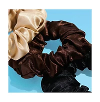 Gimme Beauty Medium Satin Scrunchies - Soft, No-Breakage Scrunchies - Perfect for Medium Hair and Bedtime Wear