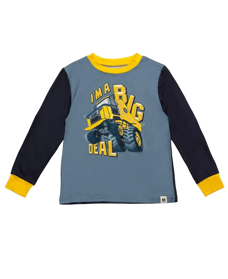 John Deere Boys 2-Piece Pajama Top and Bottoms Set