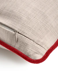 Charter Club Cardinal Wreath Decorative Pillow, 18" x 18", Macy's Exclusive