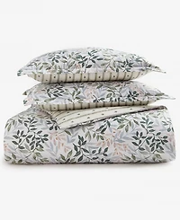 Charter Club Linden Vines Print 2-Piece Comforter Set, Twin, Macy's Exclusive