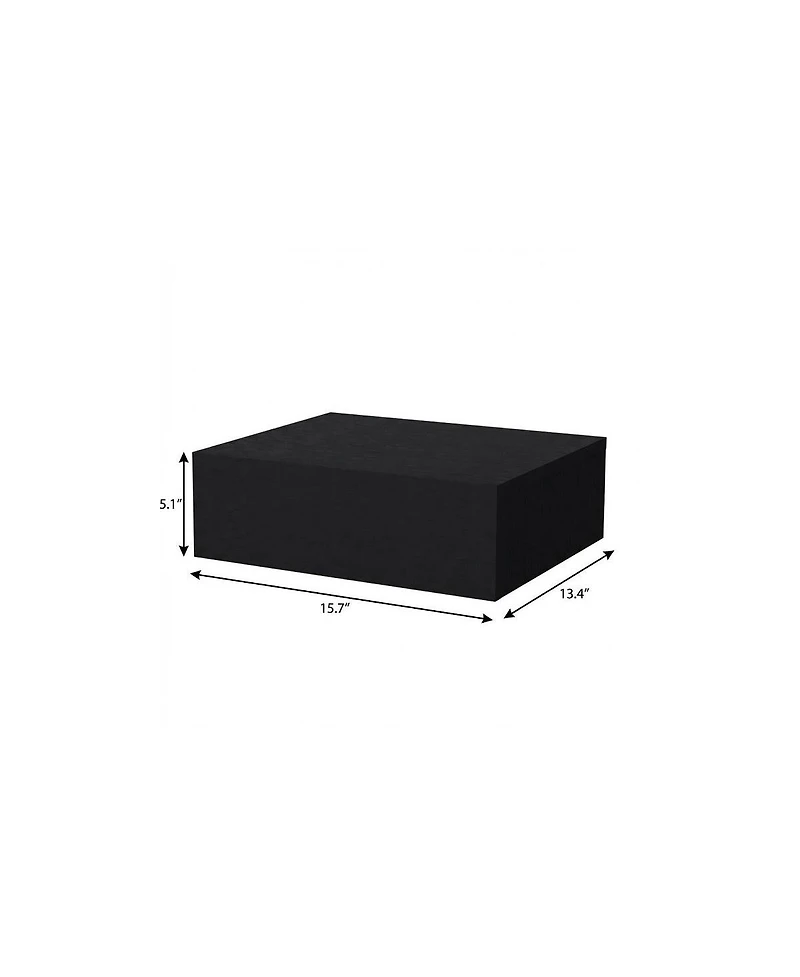 HomeRoots 16" Wood One Drawer Floating Nightstand