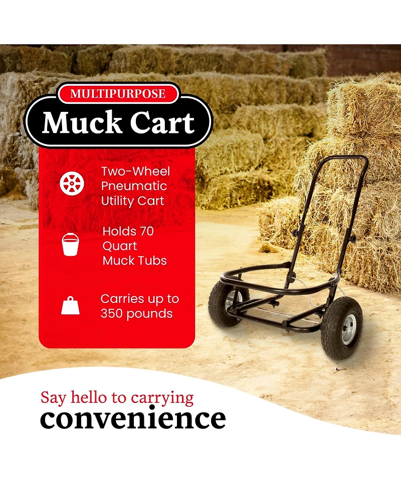 Little Giant Miller Manufacturing Company CA500 Multipurpose Muck Cart for 70 Quart Tubs