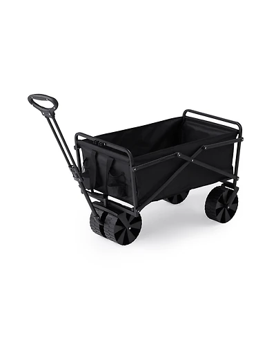 Seina 150lb Capacity Collapsible Steel Frame Outdoor Utility Wagon Cart