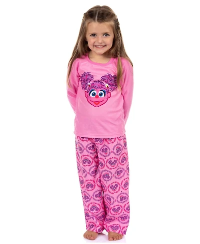 Sesame Street Toddler Girls Abby Cadabby 2PC Long-Sleeve Lounge Sleep Pajama Set