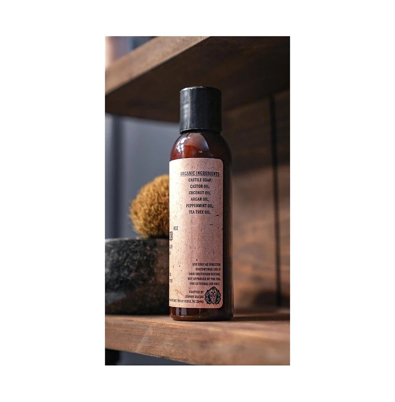 Johnny Slicks Hand Whipped Beard Wash |Supports Beard and Skin Health | 8oz