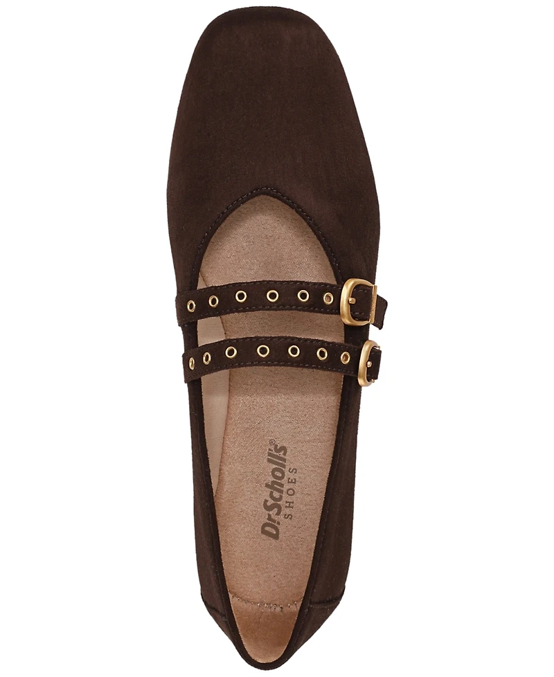 Dr. Scholl's Women's Violet Mary Jane Buckle Flats