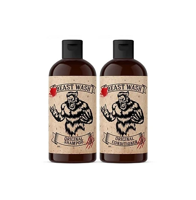 Johnny Slicks Hair Cleaning Kit |Shampoo and Conditioner | 2 Piece Set| Original Scent