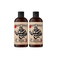 Johnny Slicks Hair Cleaning Kit |Shampoo and Conditioner | 2 Piece Set| Original Scent