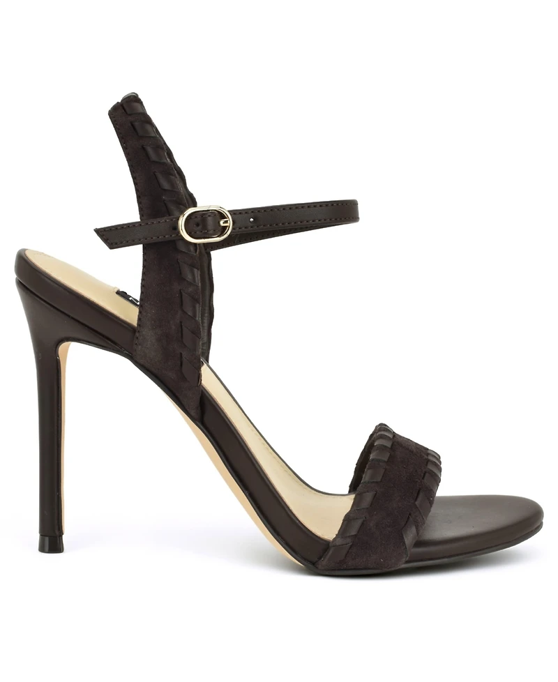 Nine West Women's Maora Whipstitch Ankle Strap Stiletto Sandals