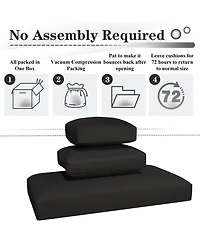 Aecojoy 4 inch Patio Cushions for Outdoor Furniture