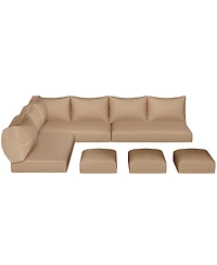 Aecojoy 4 inch Patio Cushions for Outdoor Furniture