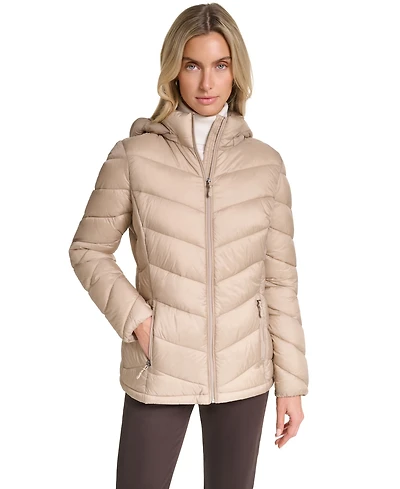 Charter Club Women's Packable Hooded Puffer Coat