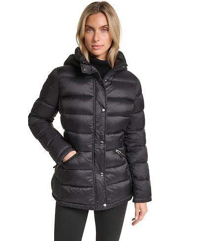 Charter Club Women's Packable Hooded Puffer Coat, Macy's Exclusive